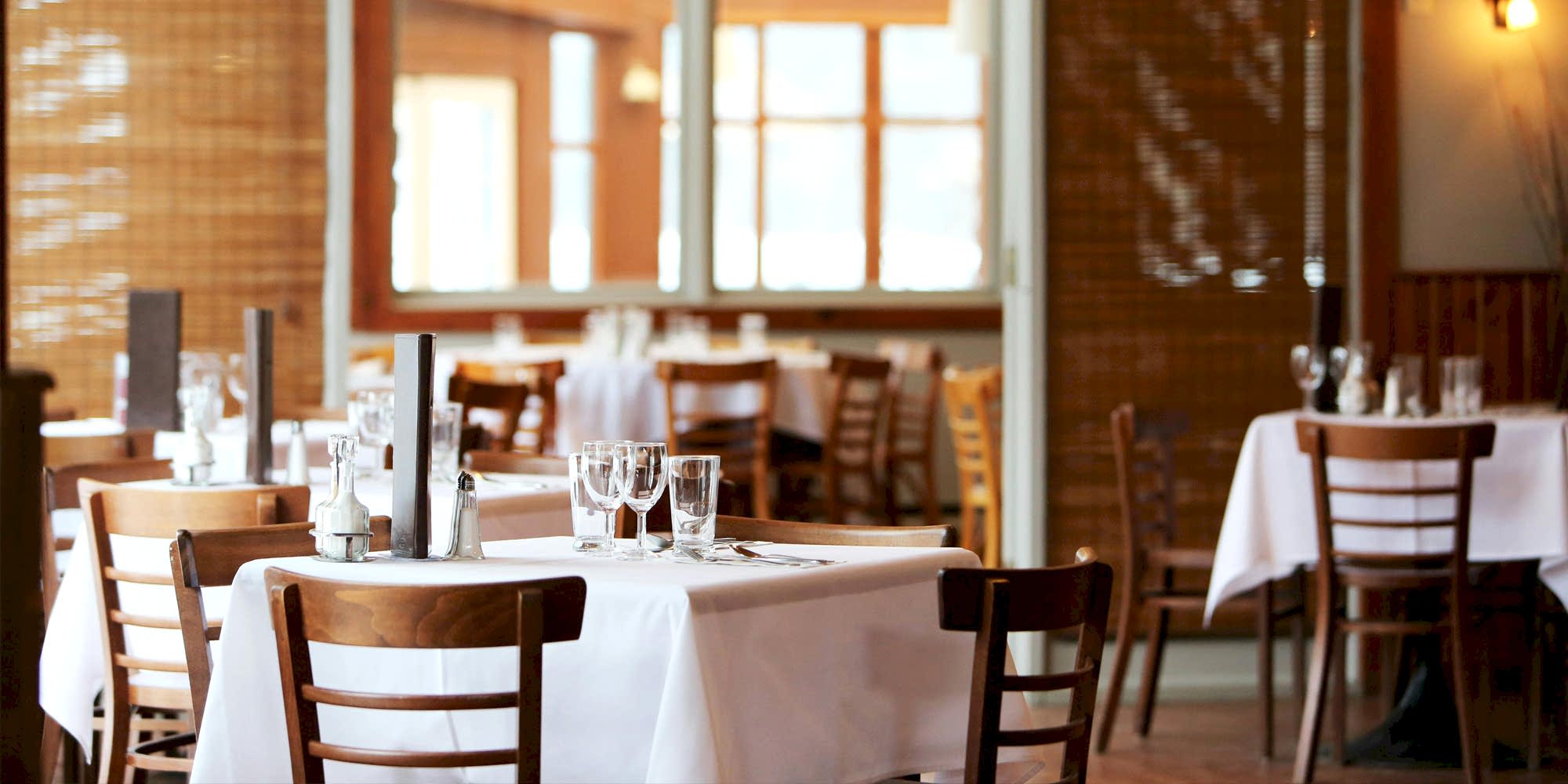 bir restoran görseli