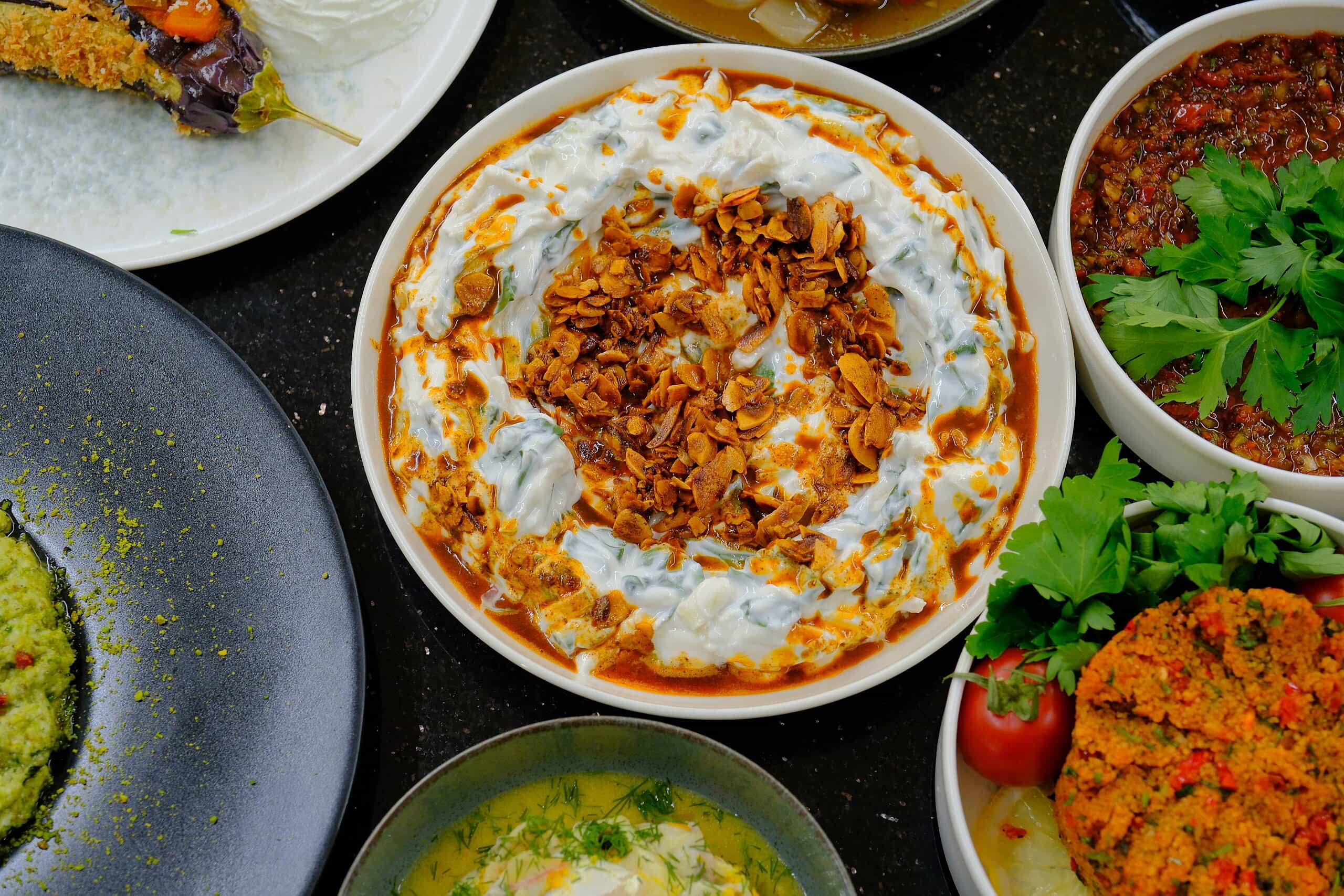 golden chef mutfak akdemisinde yapılmış çeşitli yemekler