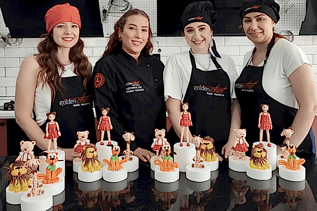 Nuray keskin kaya ve golden chef mutfak akademisi öğrencileri